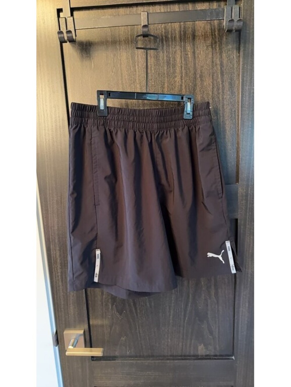 Puma Men's Black Athletic Shorts Large 0265